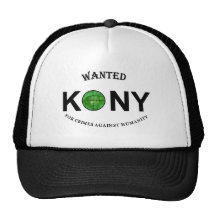 Kony önskade: För brott mot mänsklighetlocket Trucker Keps