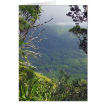 Koolau berg hälsnings kort