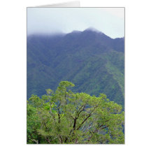 Koolau berg hälsningskort