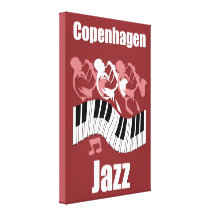 Köpenhamnjazz Canvasduk Med Gallerikvalitet