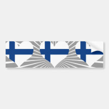 KöpFinland flagga Bildekal