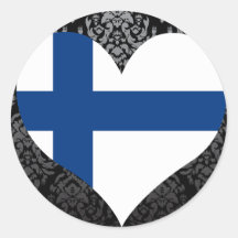 KöpFinland flagga Klistermärken