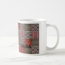 Kopp 1 för NDUDA-broderikaffe Kaffe Muggar
