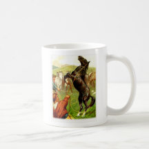 Kopp för vildhästkaffe kaffe kopp