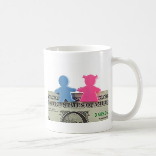 Koppla ihop figurinen på US-dollar noterar Muggar
