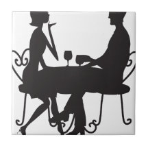 Koppla ihop silhouetten kakel