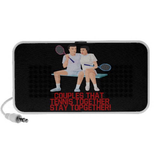 Kopplar ihop den tennis tillsammans skrivbordshögtalare