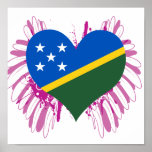 KöpSolomon Island flagga Affischer
