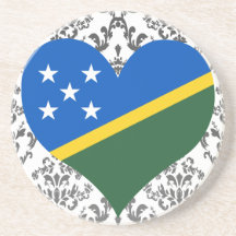 KöpSolomon Island flagga Underlägg För Glas