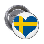 Köpsverigeflagga Knappar Med Nål