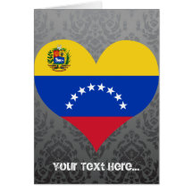 KöpVenezuela flagga Hälsningskort