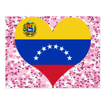 KöpVenezuela flagga Vykort
