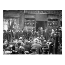 Kör på östlig sida packar ihop, NYC, 1912 Vykort