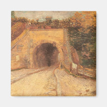 Körbanaw-gångtunnel; Viaduct av Vincent Van Gogh Kylskåpmagneter