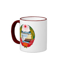 korea norr emblem kaffe koppar