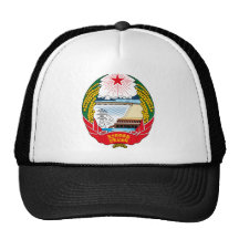 korea norr emblem kepsar