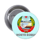 Koreansk Emblem Knappar Med Nål