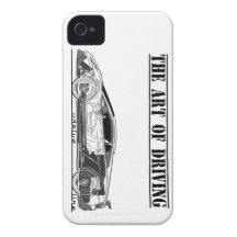 Körning av konstsportbilen iPhone 4 fodral