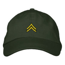 Korpral Broderade Kepsar