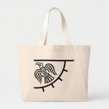 Korpsvart baner (den Viking flagga) Tote Bags