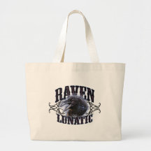 Korpsvart Lunatic Tote Bags