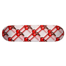 Körsbärsröd flanell skate decks