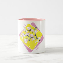 Körsbärsröda blommarmuggar