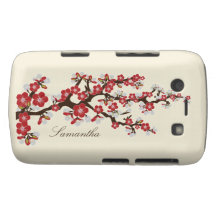 Körsbärsrött (rött) blommarblackberry boldfodral, blackberry bold skydd