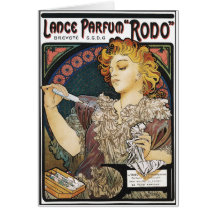 Kort: Alphonse Mucha- Lance Parfum "Rodo ",