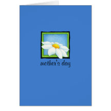 Kort för daisyblåttmors dag