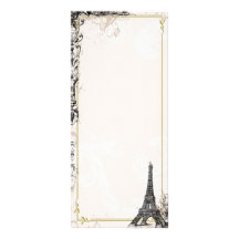 Kort för Eiffel tornfoto Anpassade Rackkort