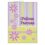 Kort för Felices Pascuas spanskt påskhälsning