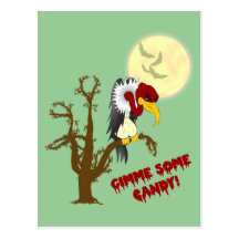 Kort för Halloween vråkrecept Vykort