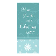 Kort för inbjudan för snöflingorjulparty