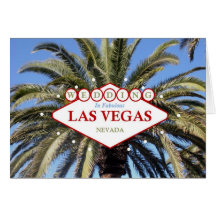 Kort för Las Vegas palmträdBRÖLLOP