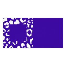 kort för leopardsnöfoto anpassade foto kort