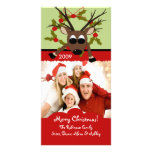 Kort för renfamiljChirstmas foto Fotokort