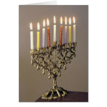 Kort för silverDriedel Chanukah foto