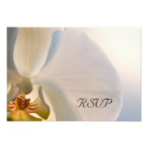 Kort för svar för Orchidelegansbröllop OSA Tillkännagivande