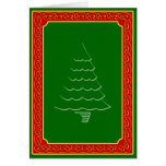 Kort för Yule trädhälsning