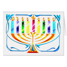 Kort: Hanukkah menora - Chanukah menora