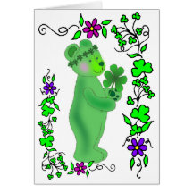 Kort-Irländare ShamrockSt Patrick nalle