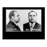 Kort och vykort för AlCapone Mugshot