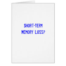 Kort-TermMemoryförlust?