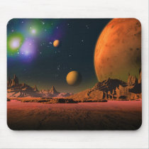 Kosmisk medvetenhet - utrymmekonstmousepad musmattor