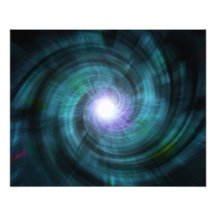 Kosmisk Twirl för blått Fotografier