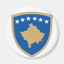 kosovo emblem kylskåpsnagnet