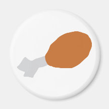 köttdrumstick kylskåpmagneter