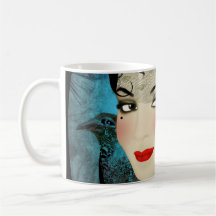 Kråkadrottning Kaffe Mugg