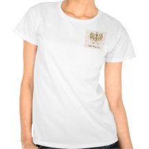 Kräm- och guld- damast t-shirt
